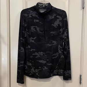 Avia Charcoal and Black Activewear Top